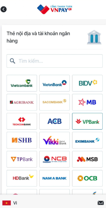 Danh sách ngân hàng